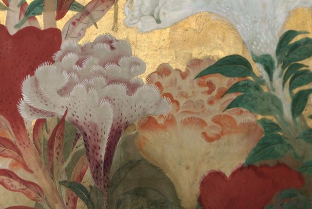 Detail from Cockscombs, MOA Museum of Art, Atami