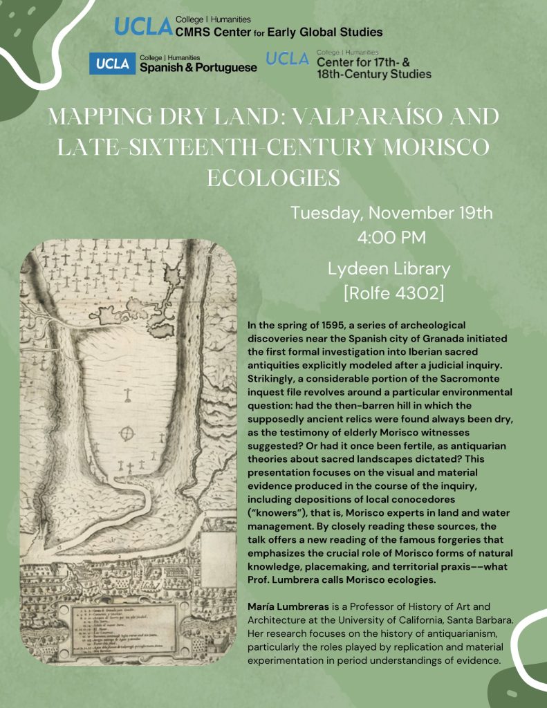 Flyer for Mapping Dry Land lecture